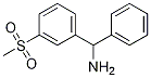 alpha-(3-Methylsulfonylphenyl)benzylaMine Structure
