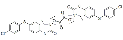[[4-(4-chlorophenyl)sulfanylphenyl]-methyl-carbamoyl]methyl-diethyl-az anium, 2-hydroxy-2-oxo-acetate 结构式