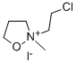 2-(2-Chloroethyl)-2-methylisoxazolidinium iodide 结构式