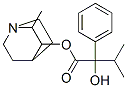 (7-methyl-1-azabicyclo[2.2.2]oct-8-yl) 2-hydroxy-3-methyl-2-phenyl-but anoate 结构式