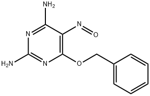6-Benzyloxy-5-nitroso-pyrimidine-2,4-diamine 结构式