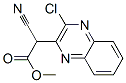 METHYL (3-CHLOROQUINOXALIN-2-YL)(CYANO)ACETATE Struktur