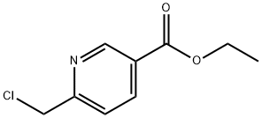 ETHYL 6-(CHLOROMETHYL)NICOTINATE Struktur
