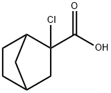 2-Norbornanecarboxylic acid, 2-chloro- 结构式