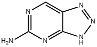 1H-1,2,3-Triazolo[4,5-d]pyrimidin-5-amine (9CI) Struktur