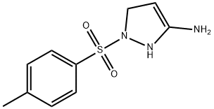2,5-dihydro-1-[(p-tolyl)sulphonyl]-1H-pyrazol-3-amine Structure