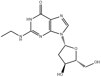2-脱氧-N-乙基鸟苷 结构式