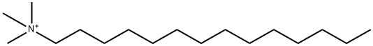trimethyltetradecylammonium , 10182-92-0, 结构式