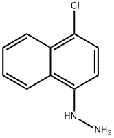 (4-CHLORO-NAPHTHALEN-1-YL)-HYDRAZINE HYDROCHLORIDE Structure