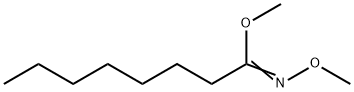 N-Methoxy-N-MethyloctanaMide 结构式