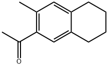 6-アセチル-7-メチル-1,2,3,4-テトラヒドロナフタレン 化学構造式
