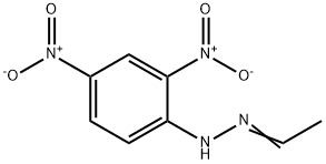アセトアルデヒド2,4-ジニトロフェニルヒドラゾン 化学構造式