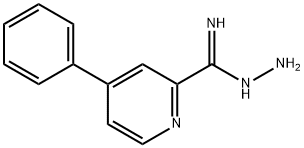 4-フェニル-2-ピリジンカルボヒドラジドイミド 化学構造式