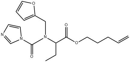2-[(2-フラニルメチル)[(1H-イミダゾール-1-イル)カルボニル]アミノ]ブタン酸4-ペンテニル
