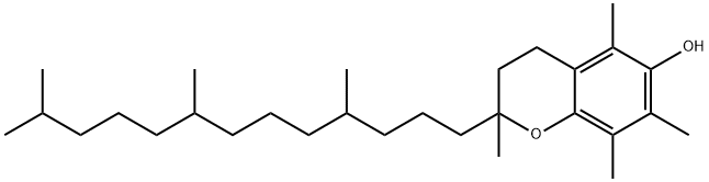 DL-α-Tocopherol Struktur