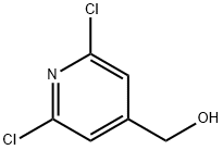 2,6-二氯吡啶-4-甲醇, 101990-69-6, 结构式