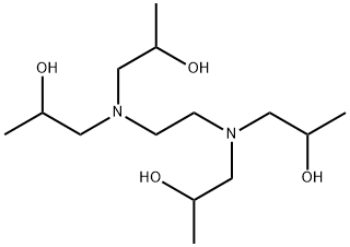 N,N,N',N'-Tetrakis(2-hydroxypropyl)ethylenediamine Struktur