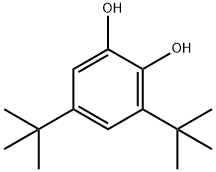 3,5-ジ-tert-ブチルカテコール 化学構造式