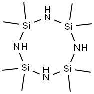 オクタメチルシクロテトラシラザン 化学構造式