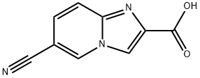 6-氰基咪唑并[1,2-A]吡啶-2-羧酸, 1020035-67-9, 结构式
