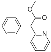 alpha-(2-Pyridyl)-phenylaceticacidmethylester 结构式