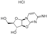 2,2'-O-シクロシチジン塩酸塩 化学構造式