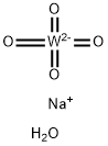 Sodium tungstate dihydrate Struktur