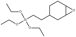 2-(3,4-环氧环己烷基)乙基三乙氧基硅烷, 10217-34-2, 结构式