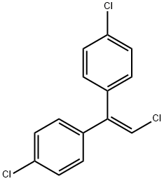 1,1-双(P-氯苯基)-2-氯乙烯, 1022-22-6, 结构式