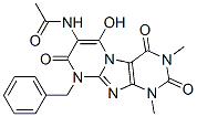 Acetamide,  N-[1,2,3,4,8,9-hexahydro-6-hydroxy-1,3-dimethyl-2,4,8-trioxo-9-(phenylmethyl)pyrimido[2,1-f]purin-7-yl]-|