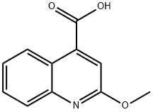 2-METHOXY-QUINOLINE-4-CARBOXYLIC ACID Struktur