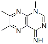 4(1H)-Pteridinimine,1,6,7-trimethyl-(9CI) 结构式
