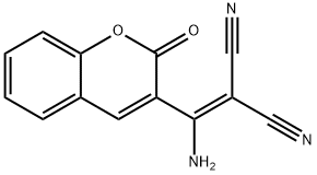2-(氨基(2-氧代-2H-色烯-3-基)亚甲基)丙二腈 结构式