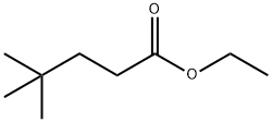 4,4-ジメチルペンタン酸エチル 化学構造式