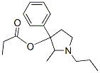 2-methyl-3-phenyl-1-propyl-pyrrolidin-3-ol, propanoate 结构式