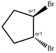 反式-1,2-二溴环戊烷 结构式