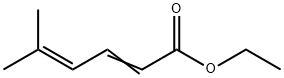 5-メチル-2,4-ヘキサジエン酸エチル 化学構造式