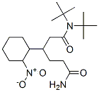 3-(2-nitrocyclohexyl)-N,N-ditert-butyl-hexanediamide 结构式