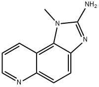 2 - 氨基-1 - 甲基-3H-咪唑并[4,5-F]喹啉 结构式