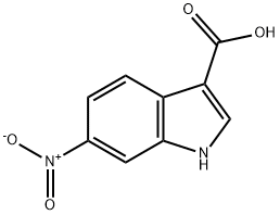 6-NITROINDOLE-3-CARBOXYLIC ACID Struktur
