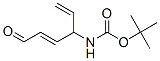 Carbamic acid, (1-ethenyl-4-oxo-2-butenyl)-, 1,1-dimethylethyl ester (9CI) 结构式