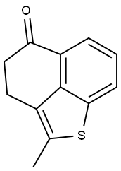 3,4-Dihydro-2-methyl-5H-naphtho[1,8-bc]thiophen-5-one 结构式
