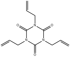 1,3,5-Tri-2-propenyl-1,3,5-triazine-2,4,6(1H,3H,5H)-trione Struktur