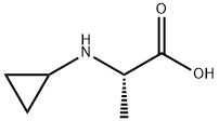 L-Alanine, N-cyclopropyl- (9CI) 结构式