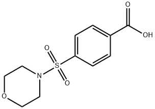 4-(モルホリノスルホニル)安息香酸 化学構造式