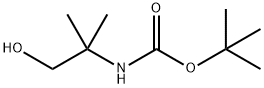 N-BOC-2-氨基-2-甲基-1-丙醇 结构式
