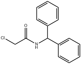 N-二苯甲基-2-氯-乙酰胺 结构式