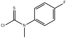 N-(4-氟苯基)-N-甲基硫代氨基甲酰氯 结构式