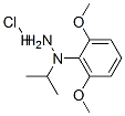 1-(2,6-dimethoxyphenyl)propan-2-ylhydrazine hydrochloride 结构式