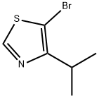 4-异丙基-5-溴噻唑, 1025700-46-2, 结构式